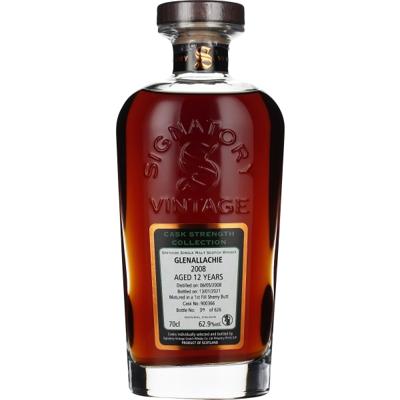 Signatory GlenAllachie 12 years 2008 Cask Strength 70CL Signatory GlenAllachie 12 years 2008 Cask Strength 70CL