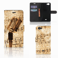 Wiko Pulp Fab 4G Telefoonhoesje met foto Bladmuziek