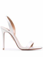 Aquazzura sandales So Nude 105 mm - Blanc - thumbnail