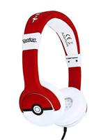 OTL Technologies - Pokemon Pokeball hoofdtelefoon, bekabeld, kinderen, rood