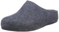 Fitflop Shuv Cushy vilten klomppantoffels voor dames, Middernacht Marine, 37 EU
