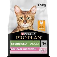 PURINA PRO PLAN | Sterilised Adult 1+ Delicate Digestion | Rijk aan kip | Droogvoer | Kat | 1,5 kg zak