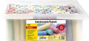 Eberhard Faber EF-526599 Stoepkrijt Glitter 100 Stuks In Bak