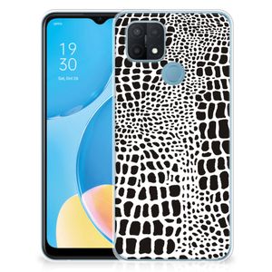 OPPO A15 TPU Hoesje Slangenprint