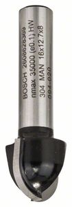 Bosch Accessoires Halfrondprofielfrezen 8 mm, R1 8 mm, D 16 mm, L 12,7 mm, G 45 mm 1st - 2608628369