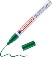 edding 780 glanslakmarker - groen - 1 verfstift - extra fijne punt 0,8 mm - verfpen voor glas, stenen, hout, plastic, papier - waterproof, hoge dekking