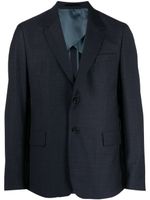 Paul Smith blazer en laine à simple boutonnage - Bleu