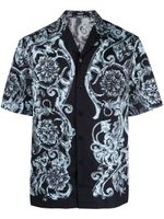 Versace chemise à imprimé baroque - Noir