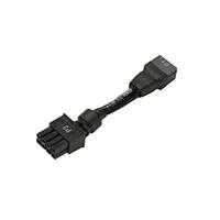 HP Voedingsadapter 6 naar 8 pinnen - adapter voor kabel (8-pins, 6-pins, stekker/vrouwelijke connector, zwart)