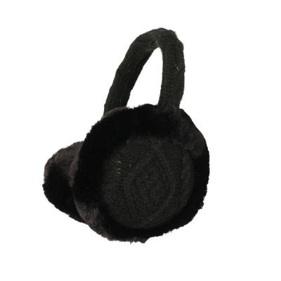 Zwarte oorwarmers voor volwassenen   -