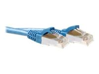 Verbindingskabel - RJ-45 (M) naar RJ-45 (M) - 25 m - screened shielded twisted pair (SSTP) - CAT 6a - zonder haken - blauw, RAL 5012