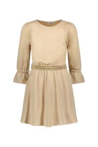 Like Flo Meisjes jurk metallic jersey - Champagne