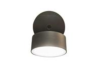 LUTEC LED-buitenwandlamp TRUMPET, gegoten aluminium, antraciet