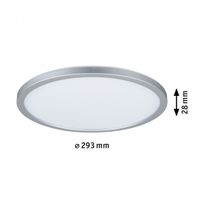 Paulmann Atria Shine 70991 LED-plafondlamp 16 W Warmwit Chroom (mat) - thumbnail