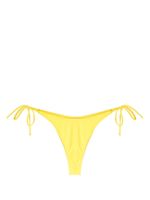 Moschino bas de bikini à patch logo - Jaune