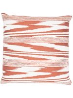 Missoni Home coussin à motif abstrait - Orange