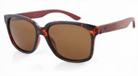 Wave Hawaii zonnebril Whip wayfarer UV400 hout bruin