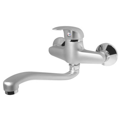 Loqé Alto badkraan uitloop 32,5cm mat chroom Loqé Alto badkraan uitloop 32,5cm mat chroom