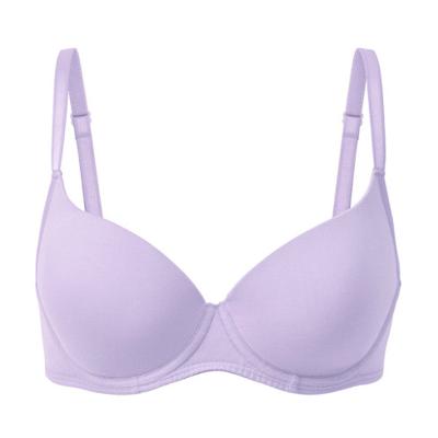 Beugel-bh van bio-katoen met cups, lavendel 80B