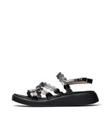 Wonders Black Motril Sandals Black 41