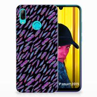 Huawei P Smart 2019 TPU bumper Feathers Color