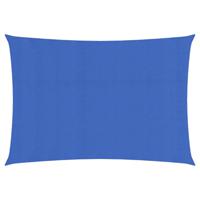 Zonnezeil rechthoekig 160 g/m 2,5x5 m HDPE blauw