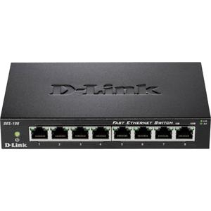 D-Link DES-108 Netwerk switch 8 poorten 100 MBit/s