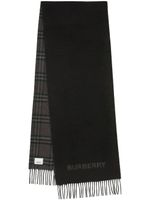 Burberry écharpe réversible à motif Vintage Check - Noir