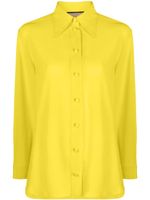 Gucci pointed collar shirt - Jaune