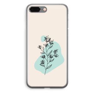 Violets are blue: iPhone 8 Plus Transparant Hoesje