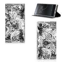 Mobiel BookCase Sony Xperia L1 Skulls Angel