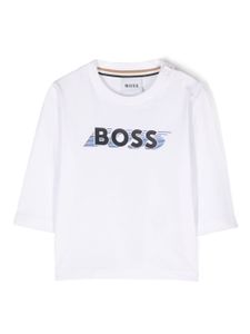 BOSS Kidswear haut à logo imprimé - Blanc