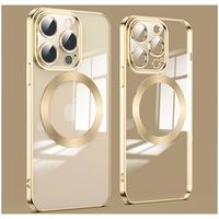 iPhone 14 Pro Max Magnetic Hybrid Case - Gold - thumbnail