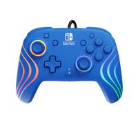 PDP Afterglow Wave Blauw USB Gamepad Analoog/digitaal Nintendo Switch, Nintendo Switch OLED