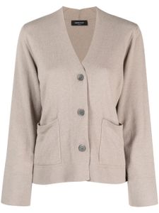 Fabiana Filippi cardigan boutonné à col v - Tons neutres