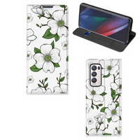 OPPO Find X3 Neo Smart Cover Dogwood Flowers - thumbnail