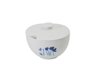 DIBBERN - Impression Blue Flower Classic - Suikerpot MD 0,25L Rond DIBBERN - Impression Blue Flower Classic - Suikerpot MD 0,25L Rond