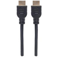 Manhattan 353946 HDMI-kabel HDMI Aansluitkabel HDMI-A-stekker, HDMI-A-stekker 3.00 m Zwart 4K UHD, UL gecertificeerd - thumbnail