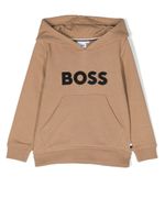 BOSS Kidswear hoodie à logo brodé - Tons neutres