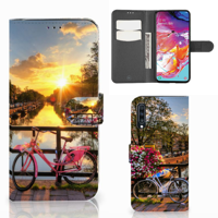 Samsung Galaxy A70 Flip Cover Amsterdamse Grachten