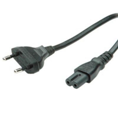 VALUE 19.99.2094 electriciteitssnoer Zwart 5 m CEE7/16 C7 stekker