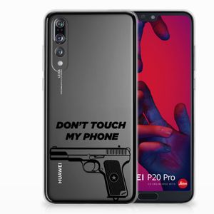 Huawei P20 Pro Silicone-hoesje Pistol DTMP