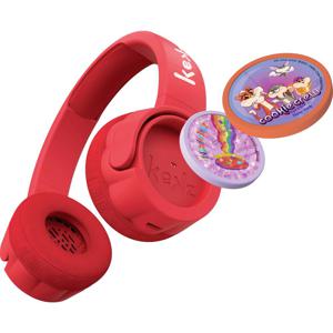 Kekz Starter Set Premium On Ear headset Kinderen Rood Volumebegrenzing