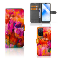 Hoesje OPPO A16/A16s/A54s Tulips