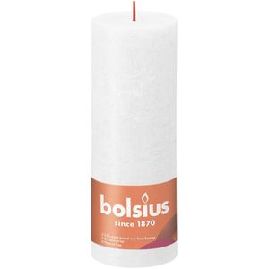 Bolsius Rustiko Shine kaars Cylinder Wit 1 stuk(s)