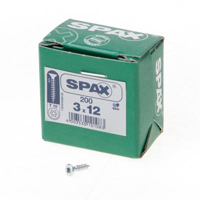 Spax pk t10 geg 3,0x12(200) Spax pk t10 geg 3,0x12(200)
