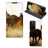 Samsung Galaxy S21 Ultra Hoesje maken Design Cowboy - thumbnail