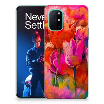 Hoesje maken OnePlus 8T Tulips Hoesje maken OnePlus 8T Tulips