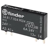 Finder Halfgeleiderrelais 34.81.7.005.9024 Schakelspanning (max.): 33 V/DC Direct schakelend 1 stuk(s)