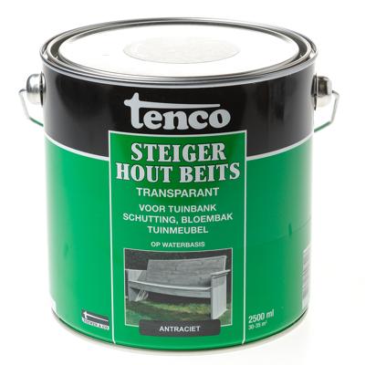 Tenco steigerhoutbeits antraciet 2.5ltr Tenco steigerhoutbeits antraciet 2.5ltr